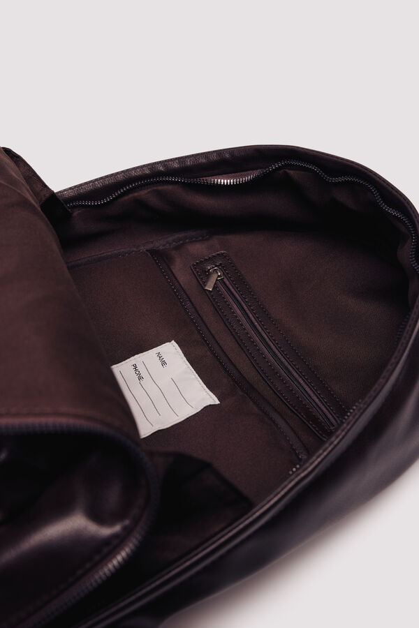 Springfield Ležerni ranac sa od veštačke kože braon boje Braon