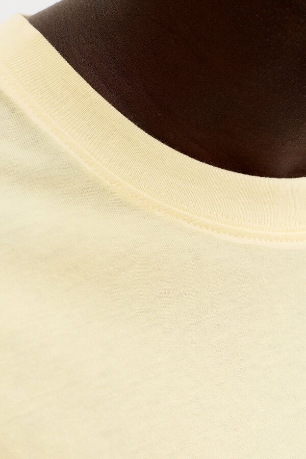 Jack & Jones Camiseta algod&oacute;n estampada amarillo