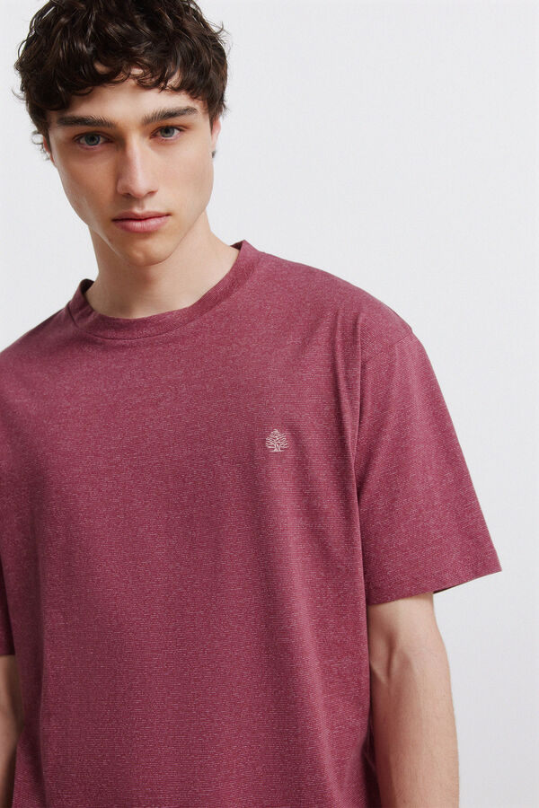 Springfield Tamna majica sa printom Bordo
