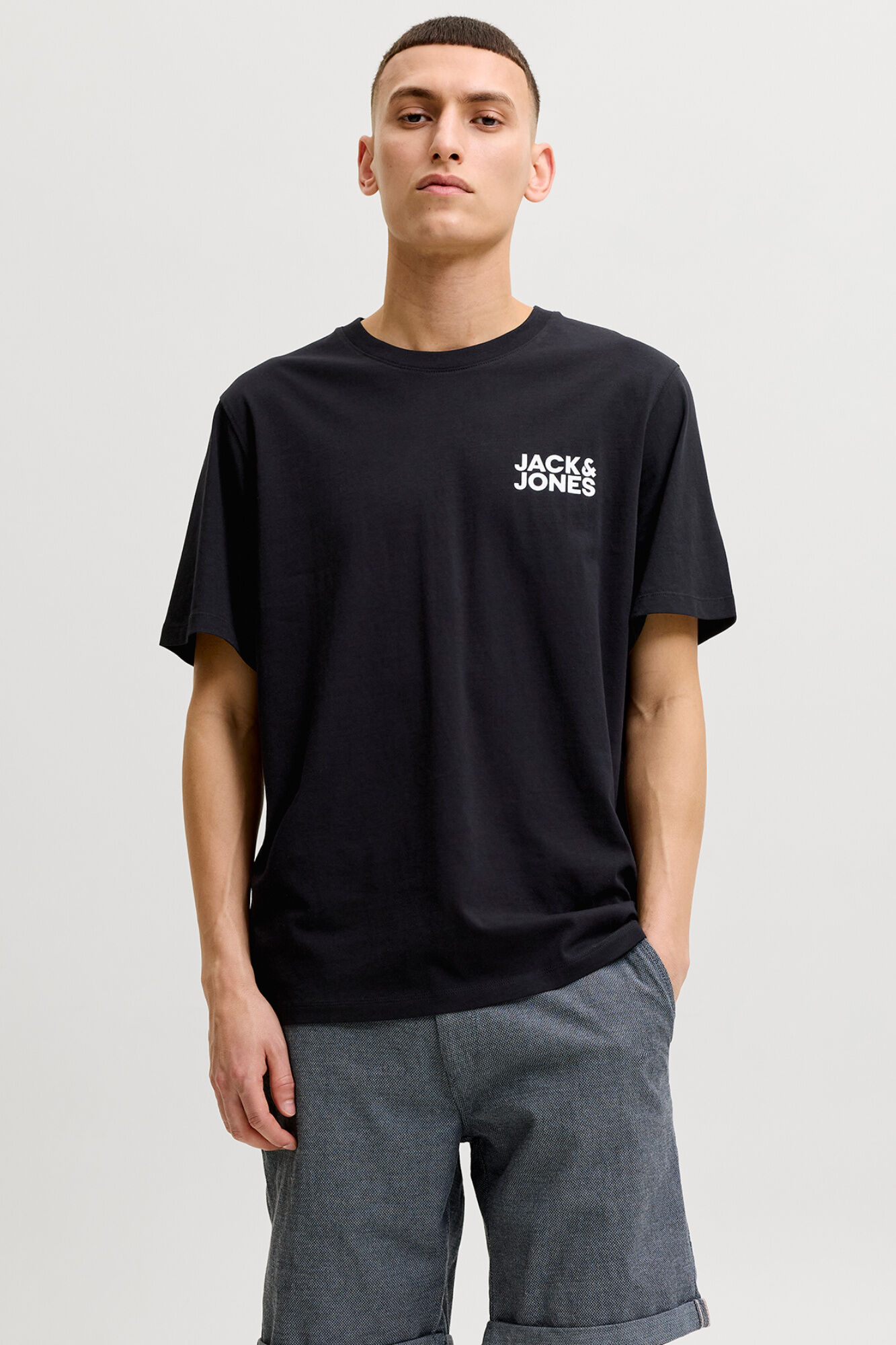 Jack & Jones T-shirt regular fit com logo pequeno
