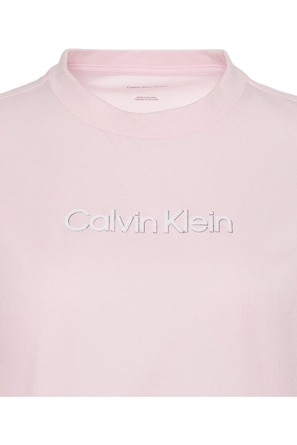 CK Jeans T-Shirt mit normaler Passform rosa
