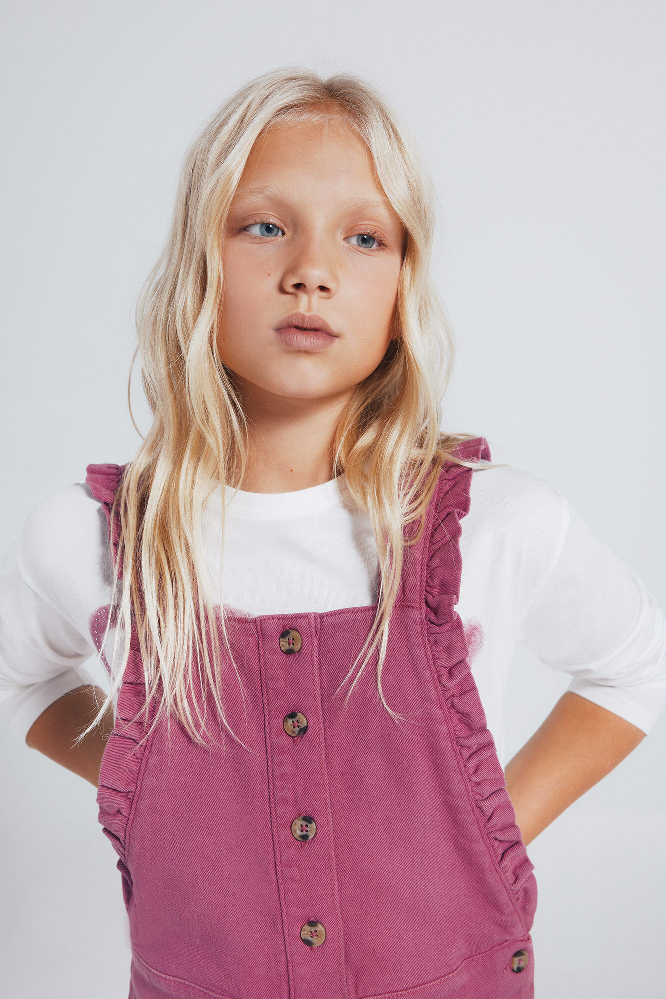 Springfield Kids Dugi kombinezon sa karnerima za devojčice