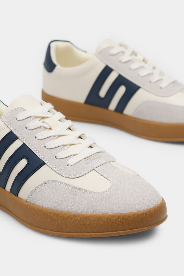 Springfield Kombin&aacute;lt ruha cipő feh&eacute;r