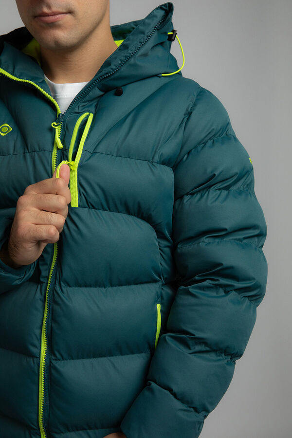 Izas Chaqueta rellena de fibra repelente al agua verde