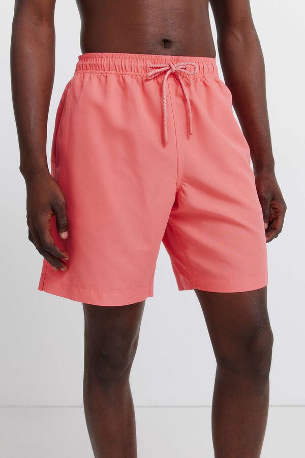 Springfield Jednobojni dugački kupaći kostim Print