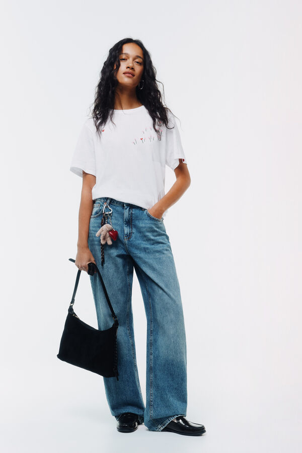 Springfield Majica kratkih rukava Bela