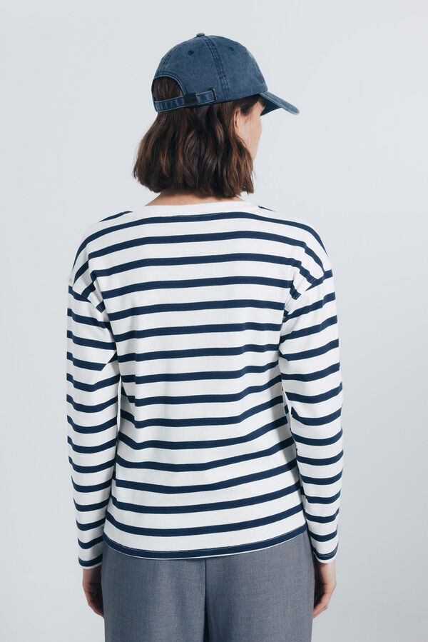 Springfield Majica sa mornarskim prugama Print