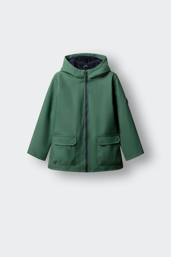 Springfield Kids Dečija gumirana parka Zelena