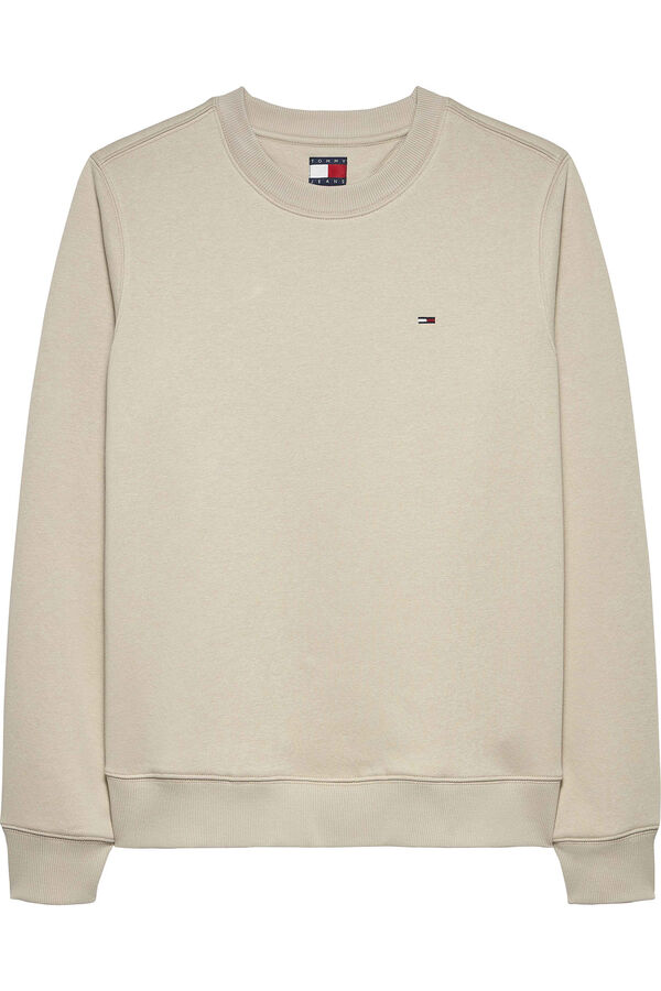 Tommy Jeans Sudadera de corte regular marr&oacute;n