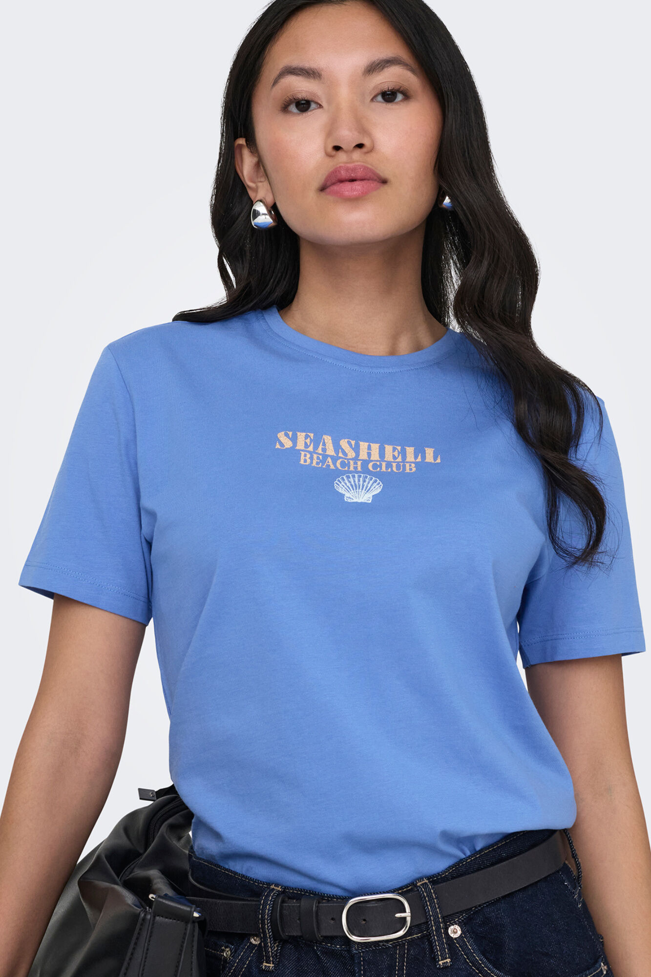 Only T-shirt estampado nas costas
