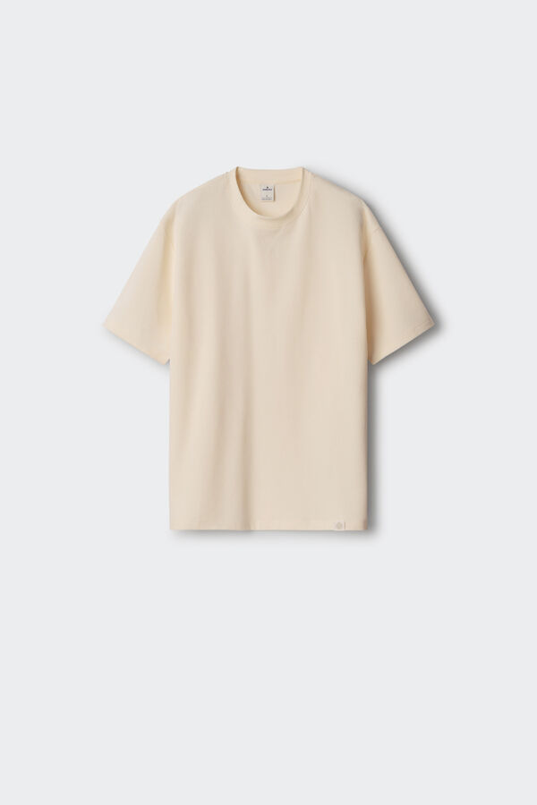 Springfield Camiseta r&uacute;stica blanco