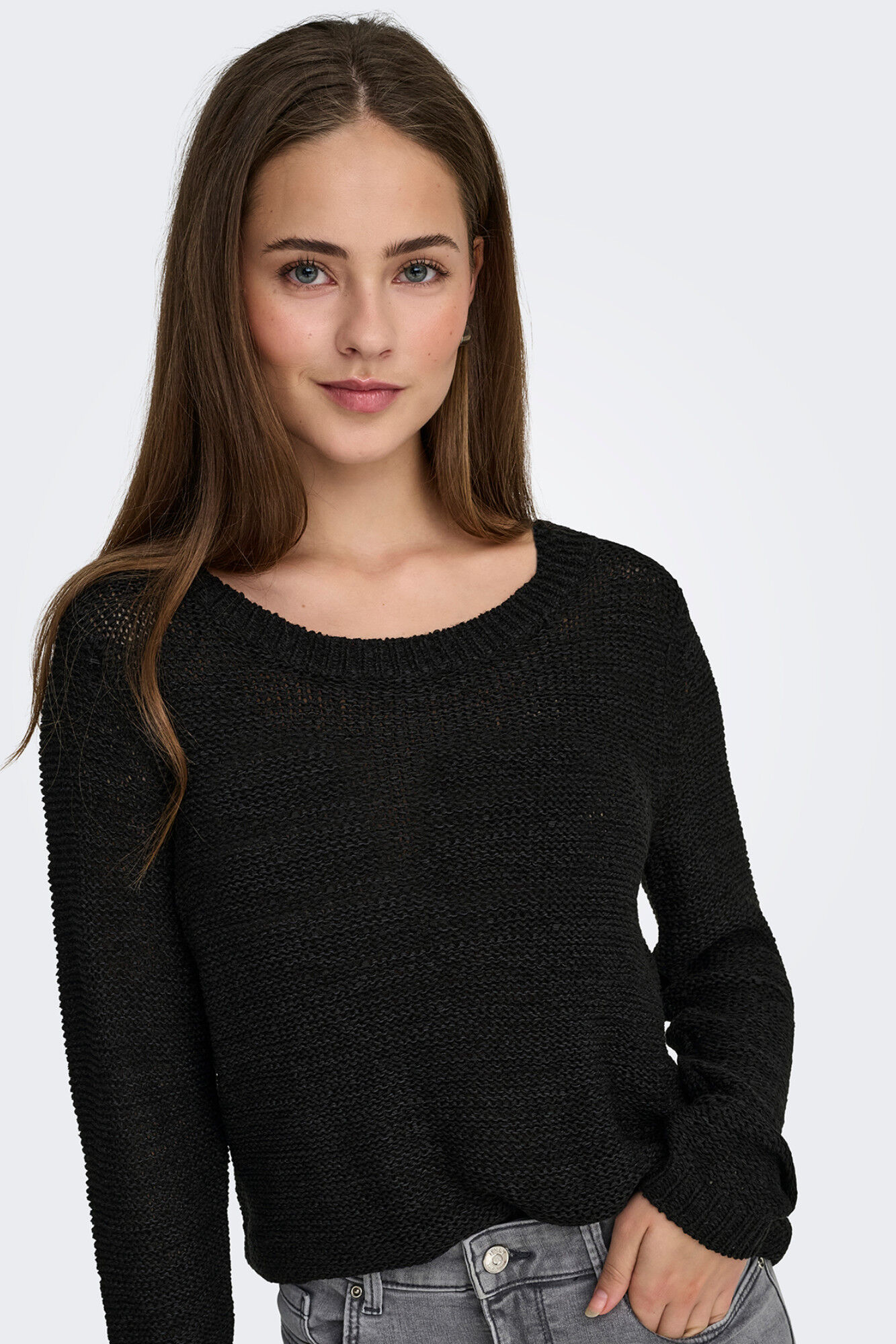 Only Camisola de gola redonda