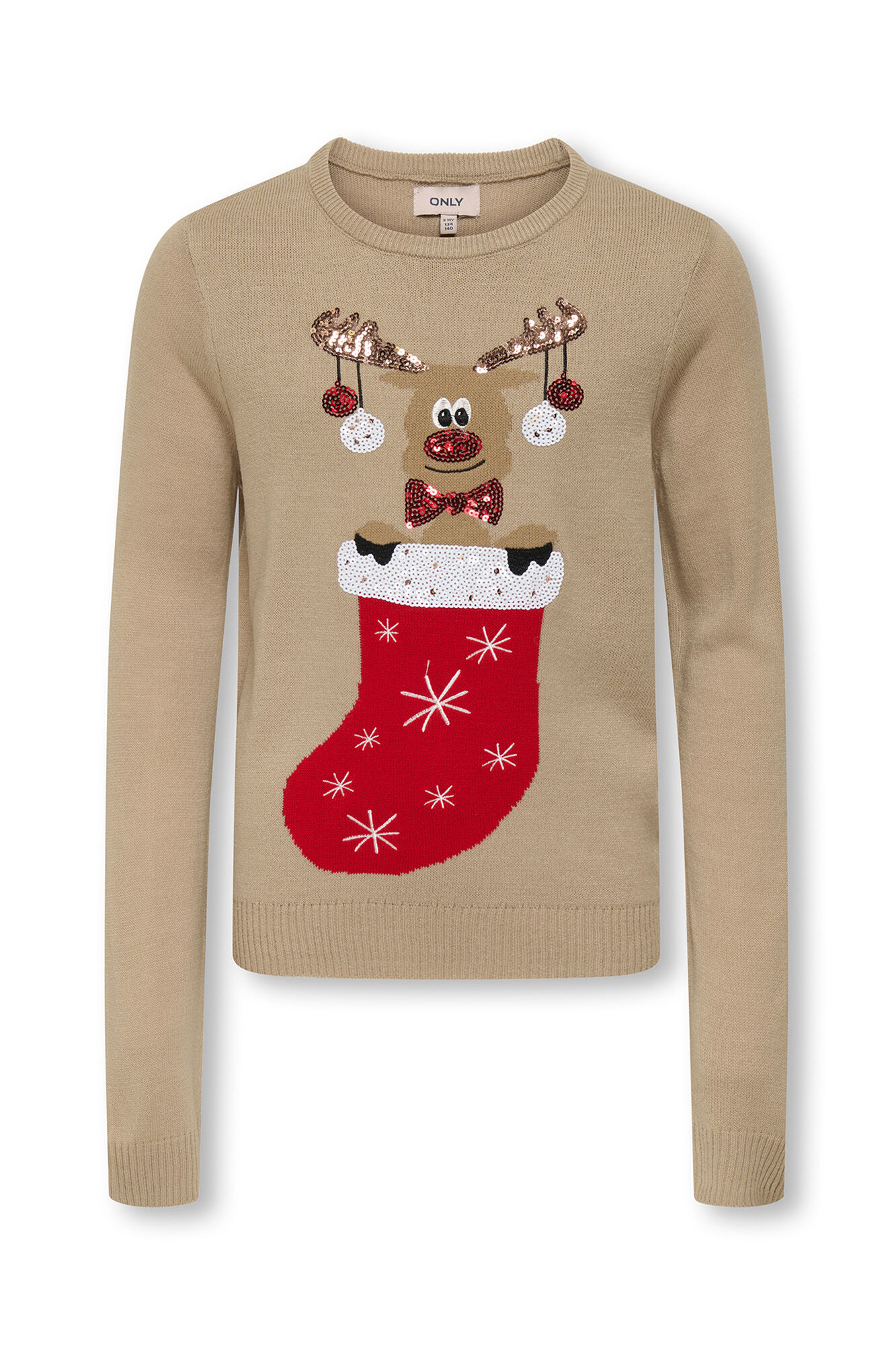 Only Girls Camiseta manga larga navidad de ni&ntilde;a