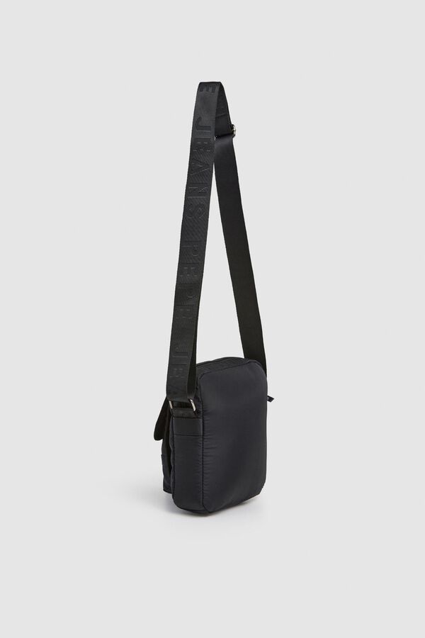 Pepe Jeans Bolso Reporter Con Asa Ajustable negro