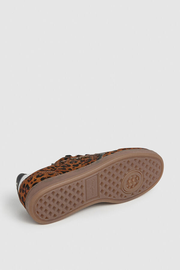 Pepe Jeans Zapatillas Estampado Animal Print marr&oacute;n
