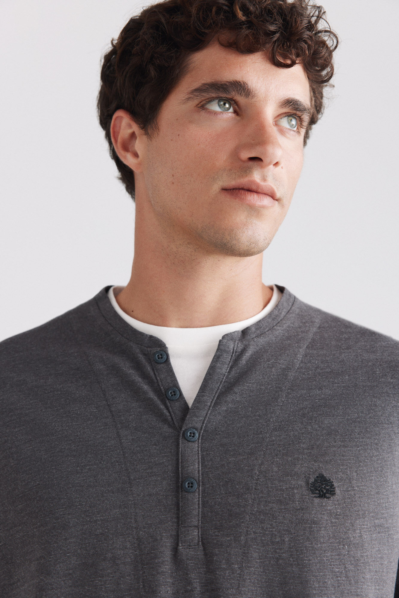 Springfield Camiseta manga larga panadero doble cuello