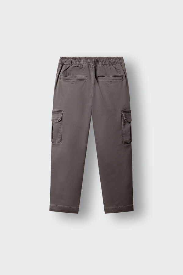 Springfield Kids Dečije jogger cargo pantalone Siva