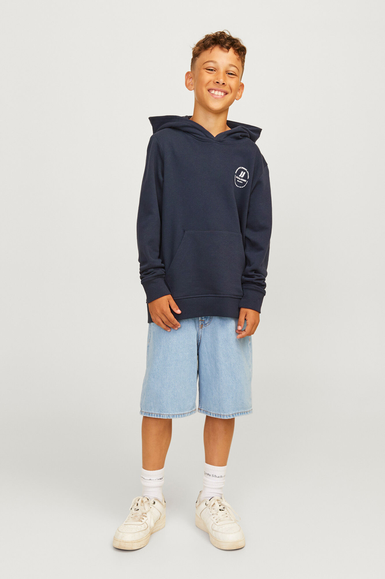 Jack & Jones Junior Sweatshirt com capuz de l&atilde; 