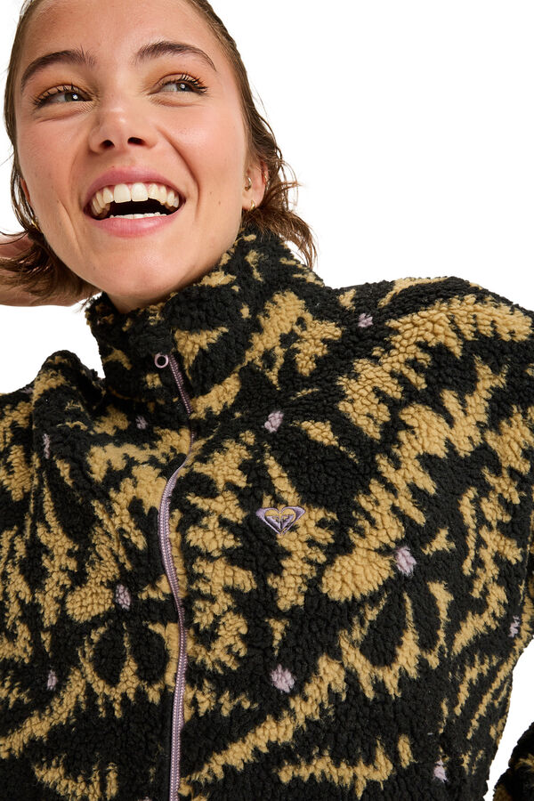 Roxy Boundless Spirit Zippered - Sudadera deportiva para mujer estampado