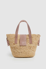 Pepe Jeans Bolsa de Palha Doce Fiona rosa