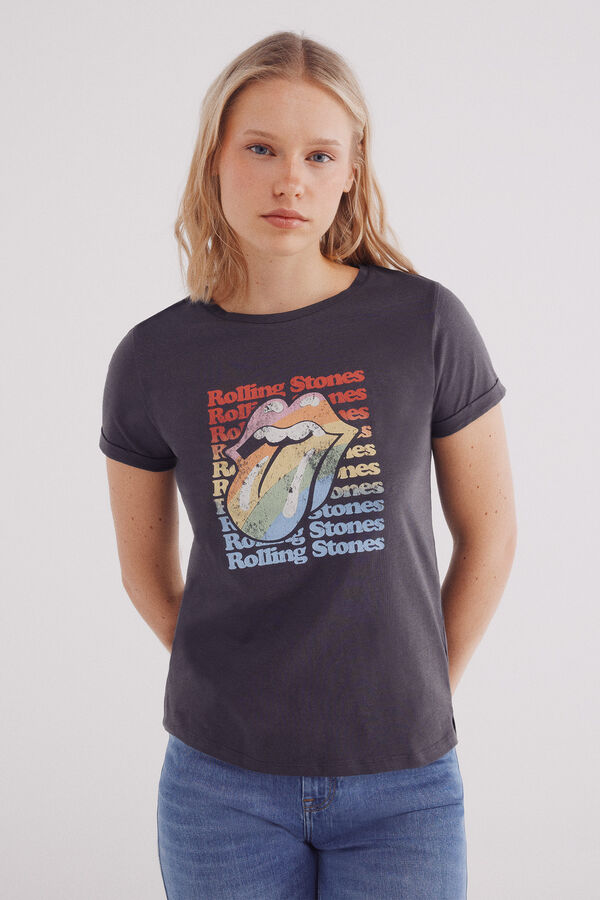 Springfield Majica Rolling Stones Siva