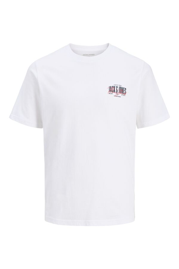 Jack & Jones Short sleeve T-shirt logo feh&eacute;r