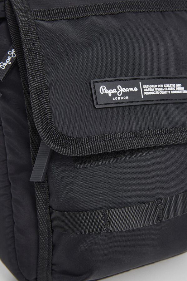 Pepe Jeans Bolso Reporter Con Asa Ajustable negro