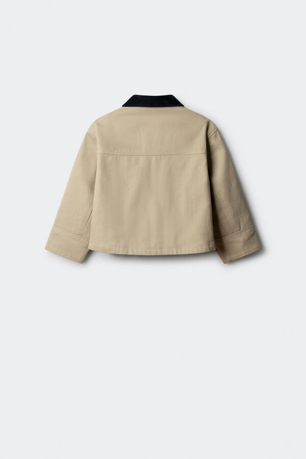 Springfield Kids Parka jakna sa zvezdom za devojčice Bež