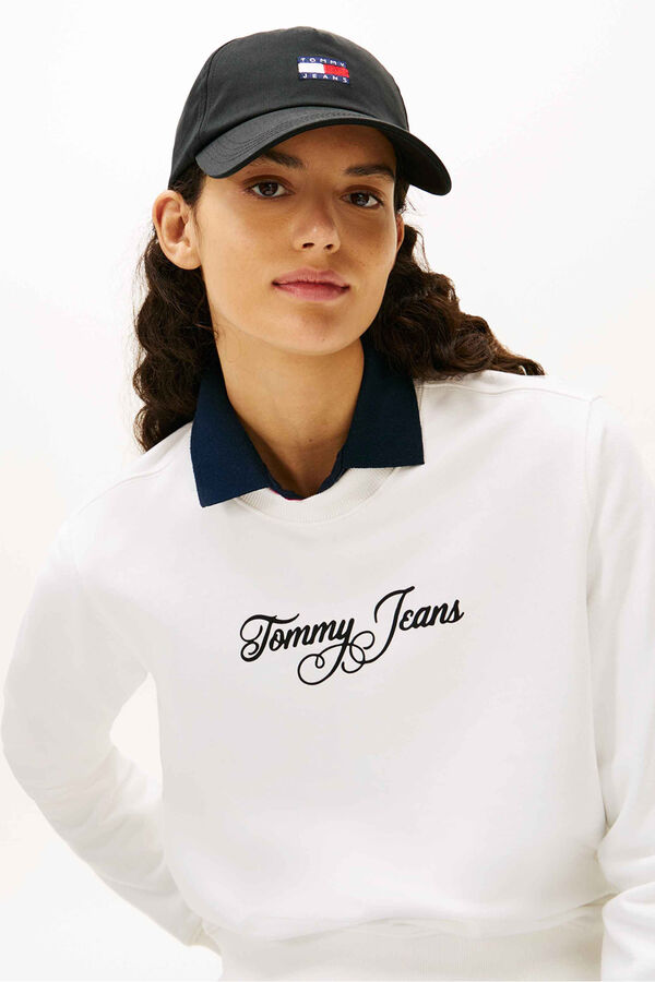 Tommy Jeans Gorra Tommy Jeans con bandera frontal negro