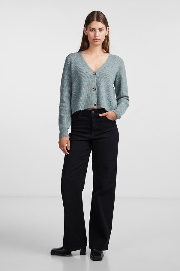 Casaco de malha cor block | Camisolas de mulher | WomenSecret