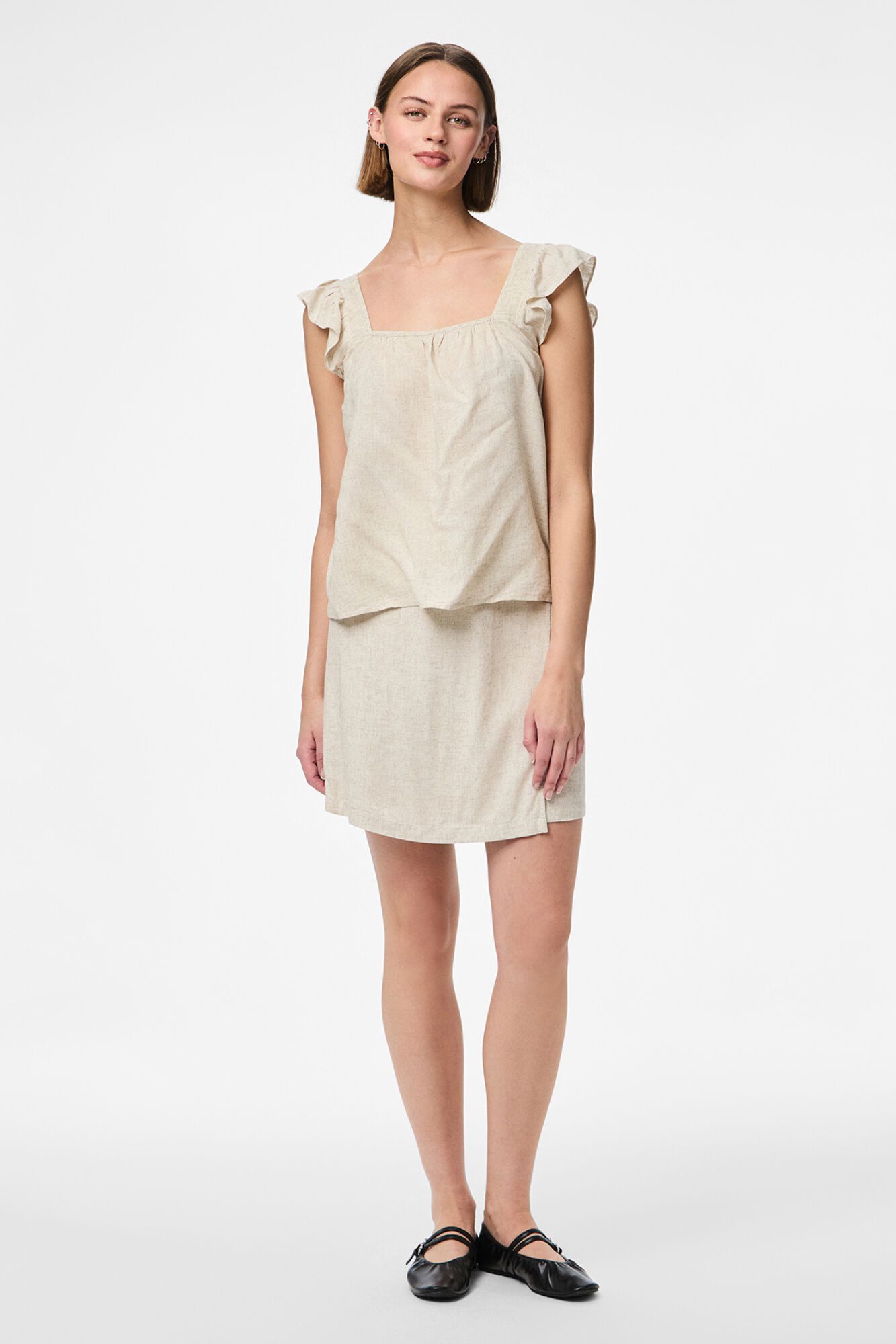 Pieces Top de lino de tirantes