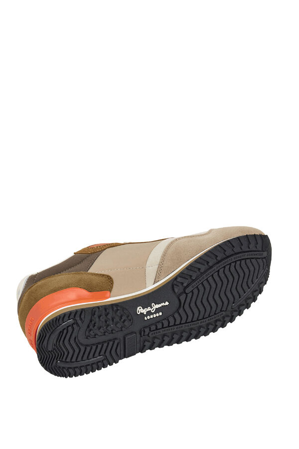 Pepe Jeans Zapatillas Running Con Detalles En Ante beige