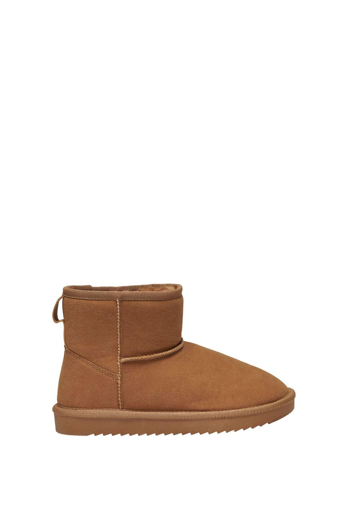 Only Botins de camur&ccedil;a com forro de pele