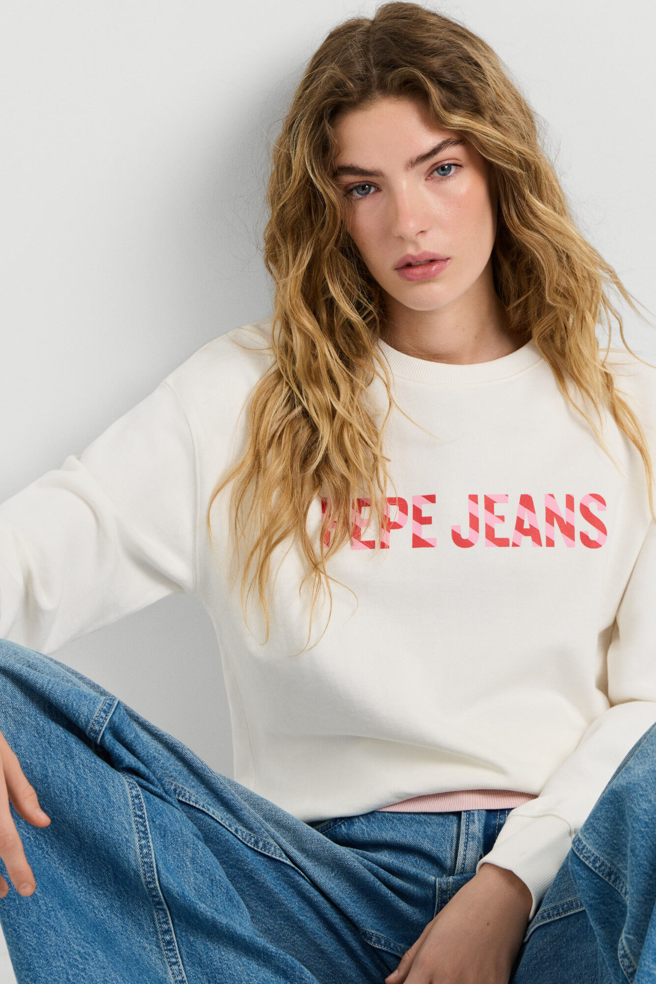 Pepe Jeans Sudadera cuello redondo logo