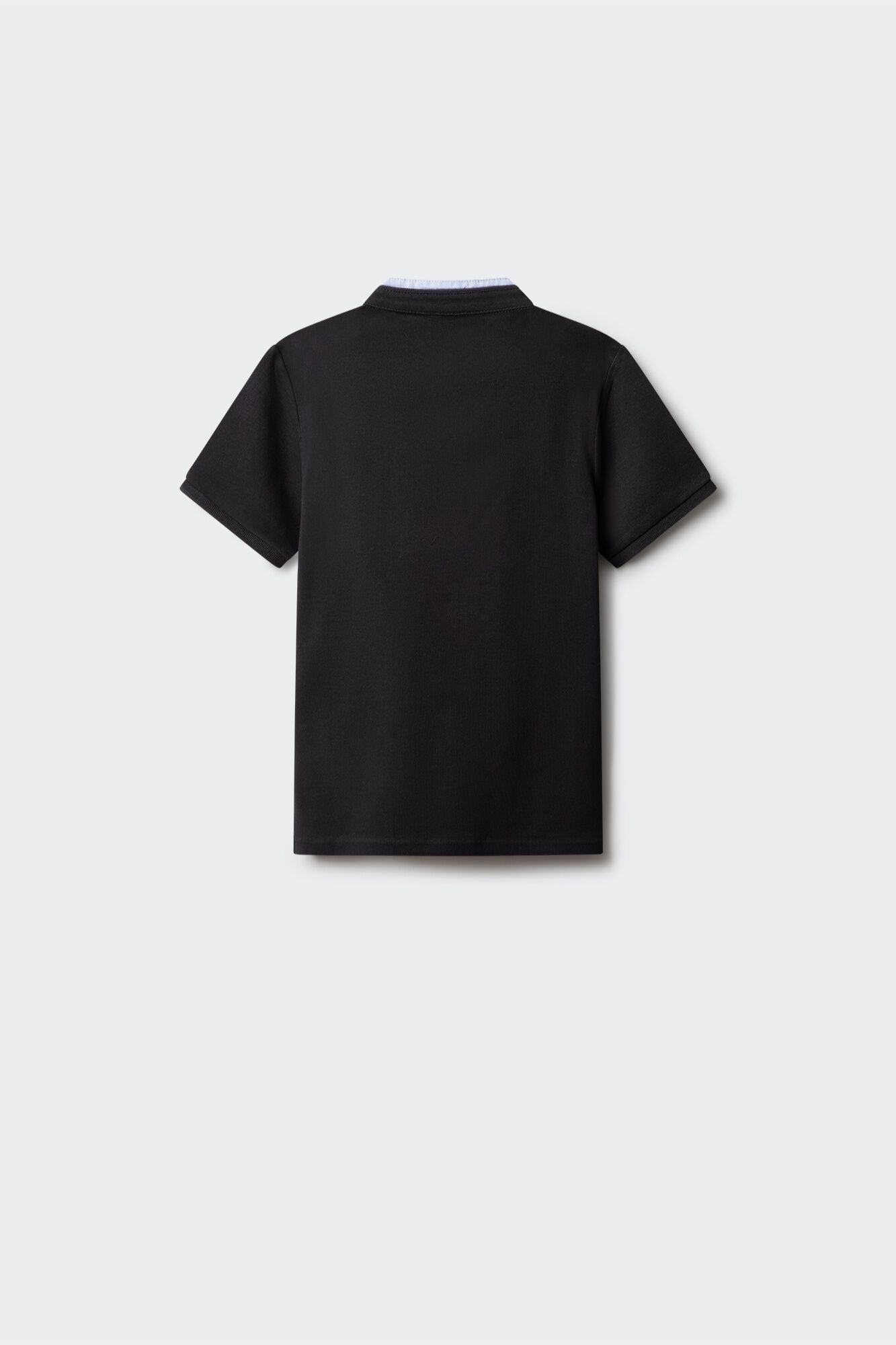 Springfield Kids Dečija polo majica sa kineskom kragnom od &scaron;ambrija