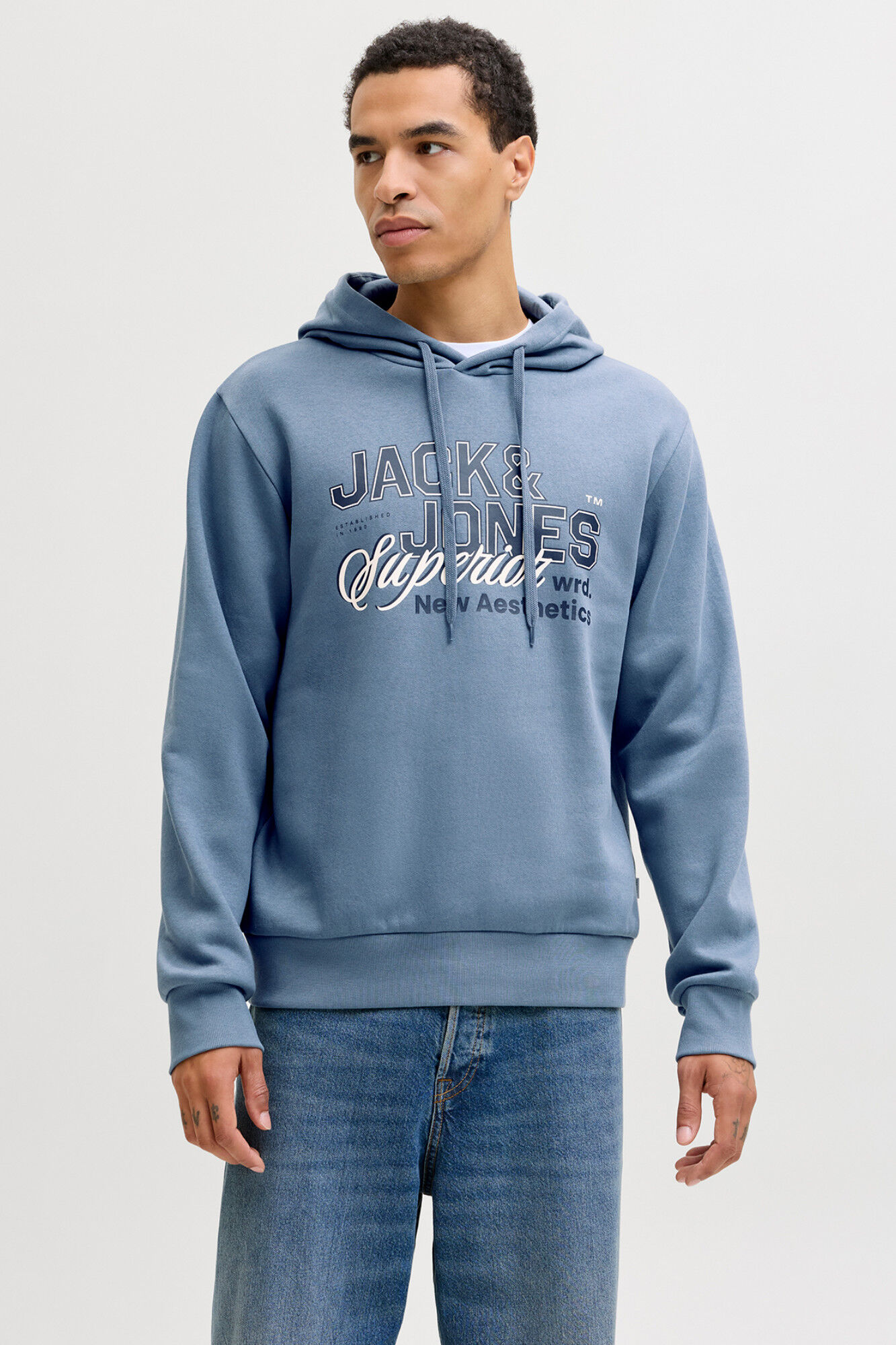 Jack & Jones Printed sweatshirt with hood