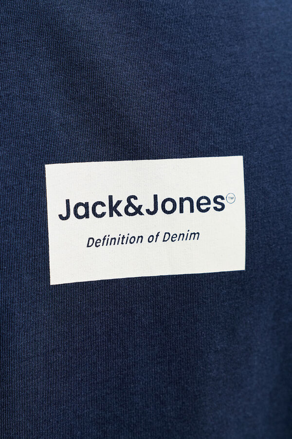 Jack & Jones Cotton short sleeve T-shirt bleu