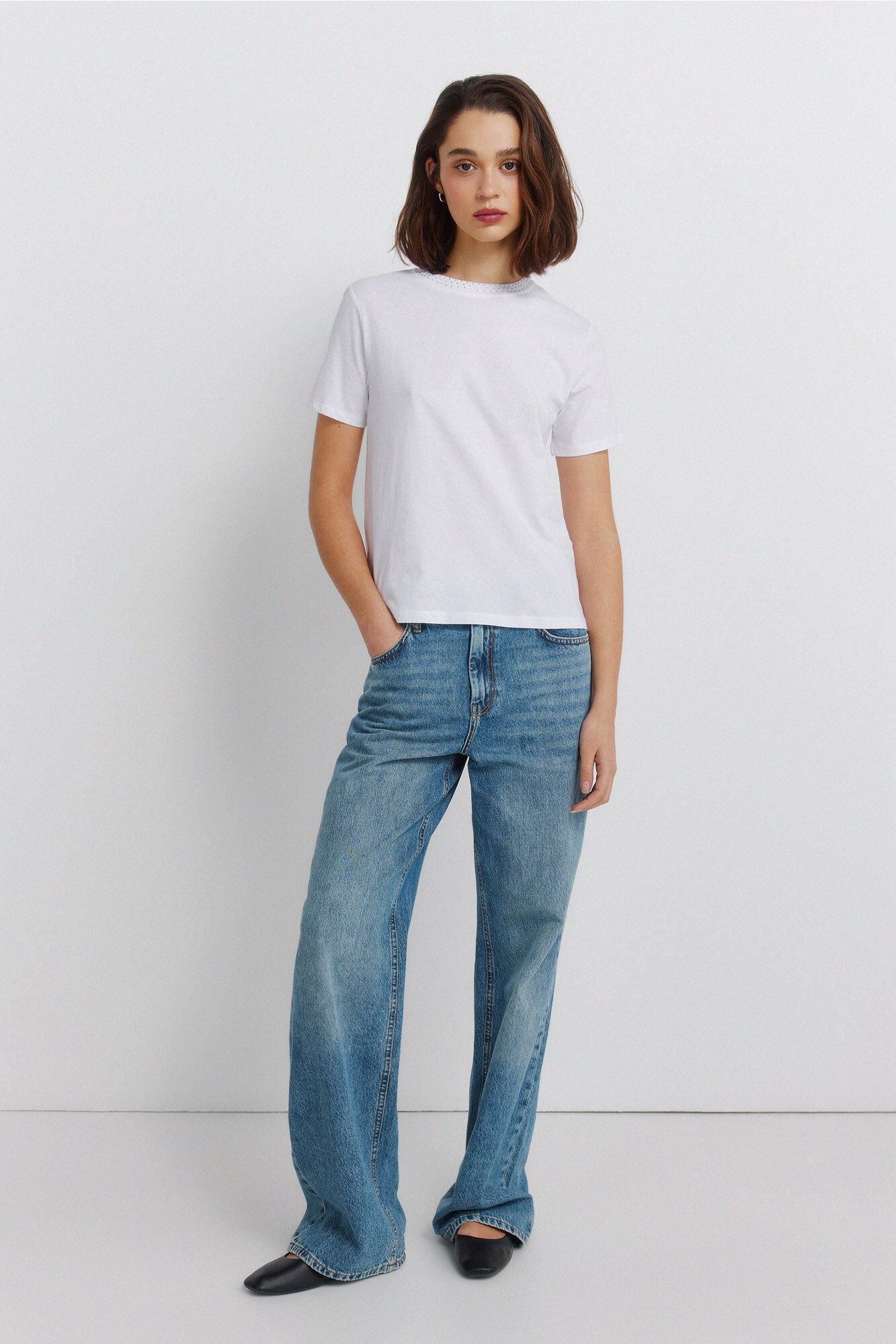 Springfield Majica kratkih rukava sa nitnama