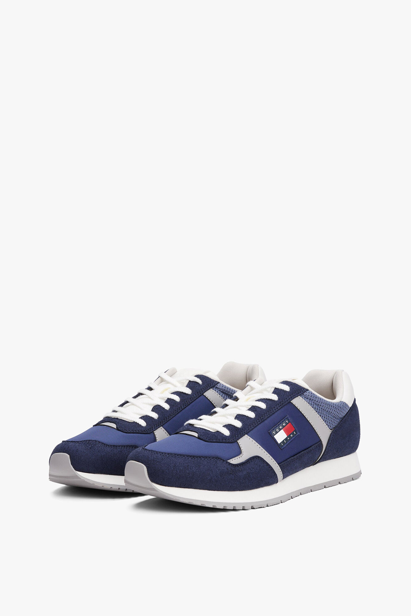Tommy Jeans Zapatillas de hombre en color azul marino co bandera de Tommy Jeans.