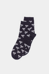 Springfield Duge čarape sa ma&scaron;nama Crna