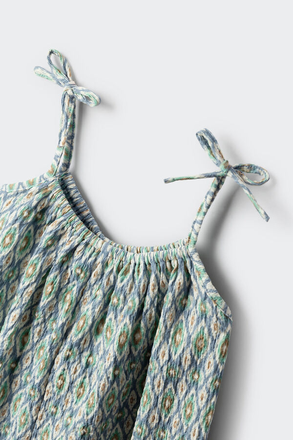 Springfield Kids Ikat kombinezon za devojčice Bež