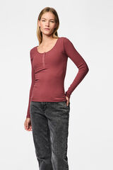 Pieces Top de canal&eacute; rojo