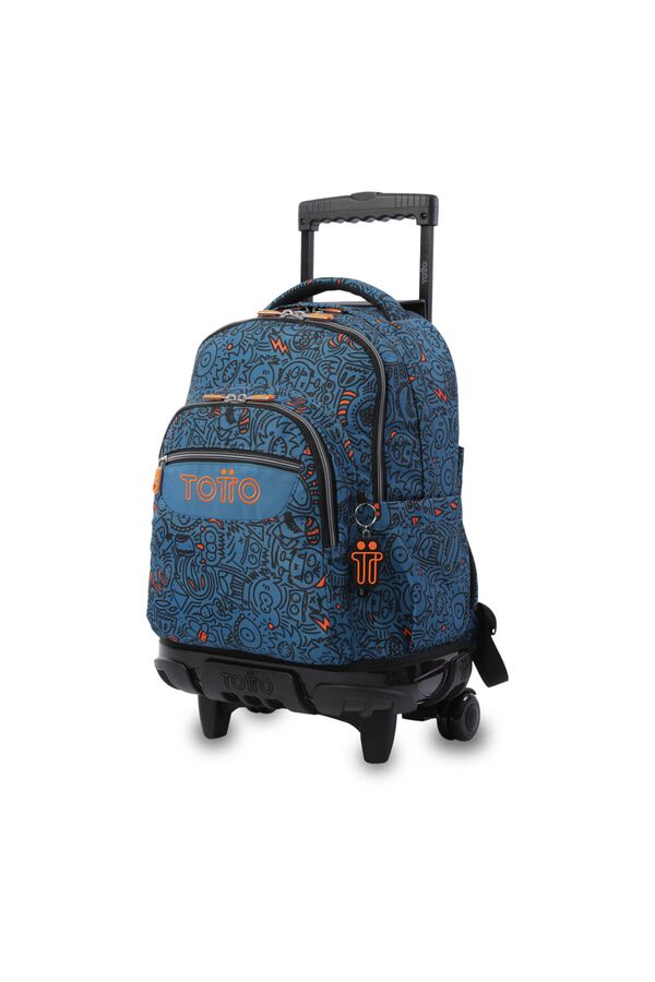 Totto Mochila Renglones azul