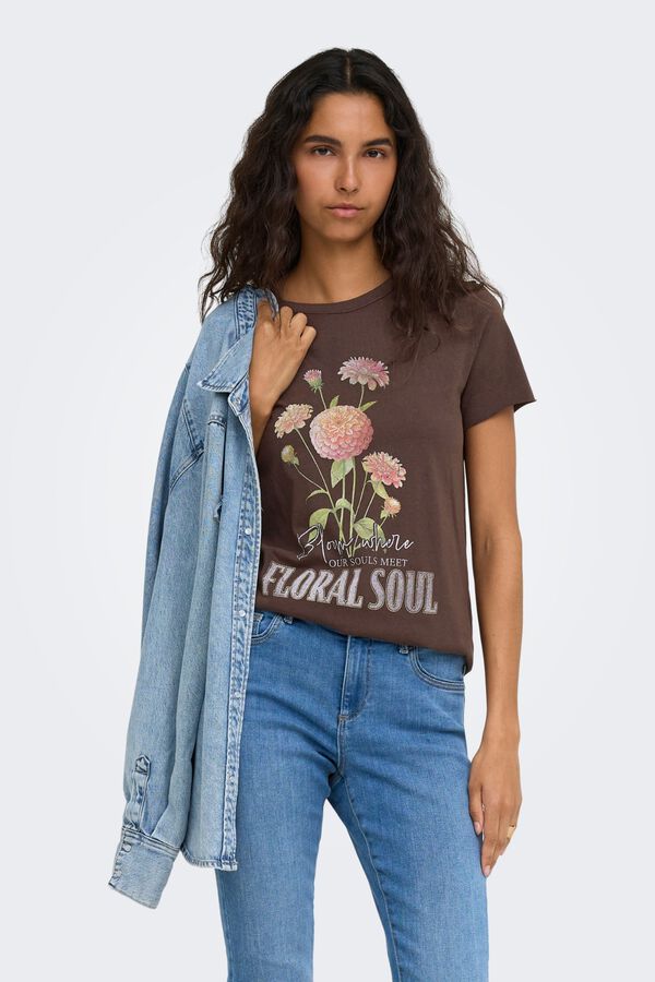 Only Printed short-sleeved T-shirt term&eacute;szetes