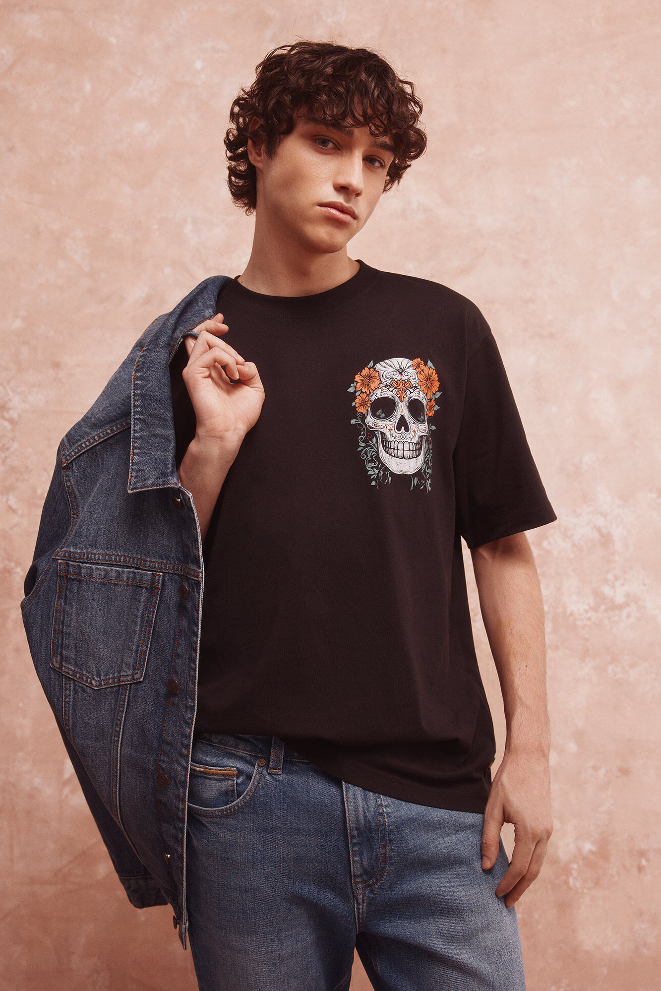 Springfield Camiseta calavera