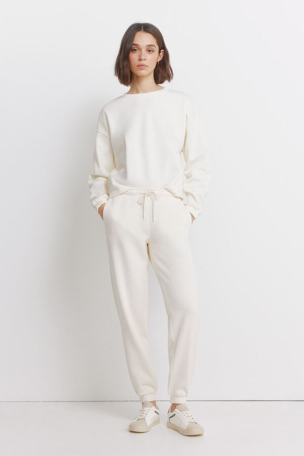 Springfield Jednobojan duks Bež