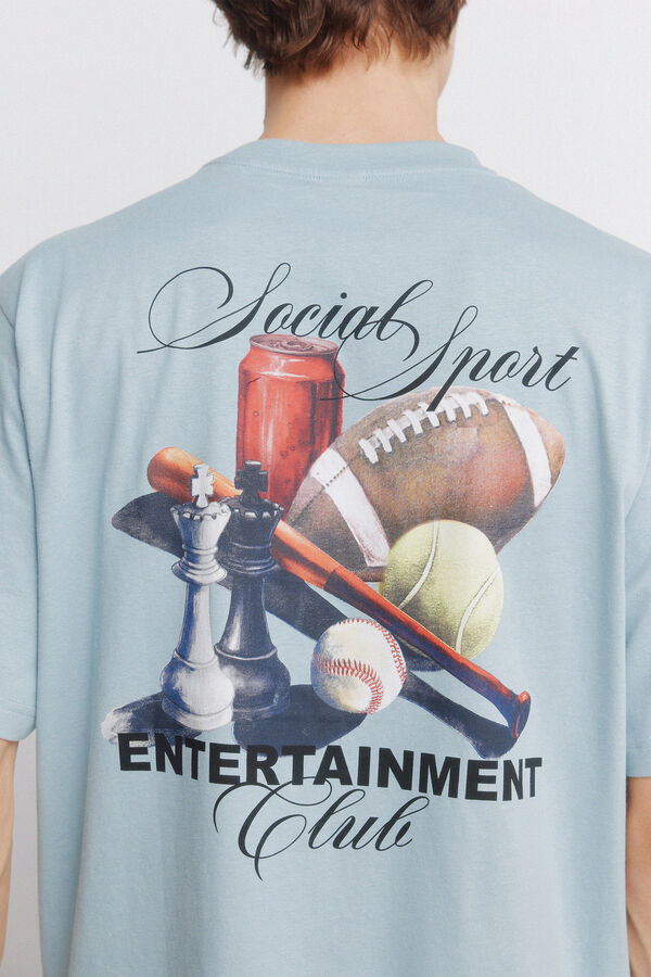 Springfield T-shirt entertaiment azul
