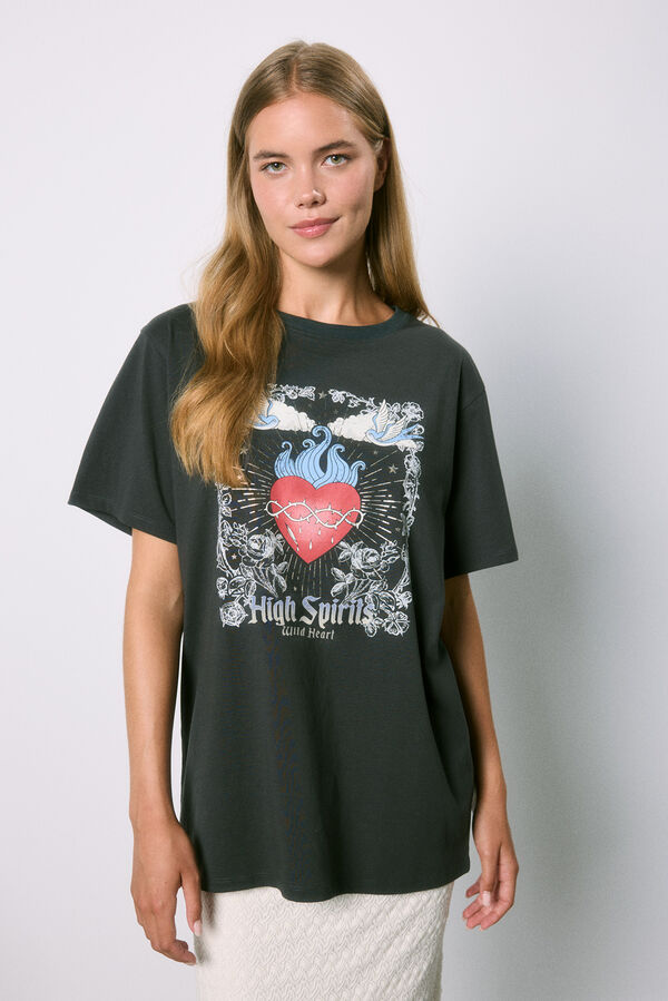 High Spirits Camiseta High Spirits gris
