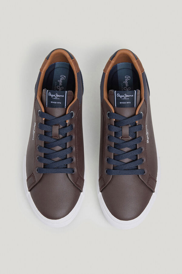 Pepe Jeans Zapatillas Kenton Court M marr&oacute;n