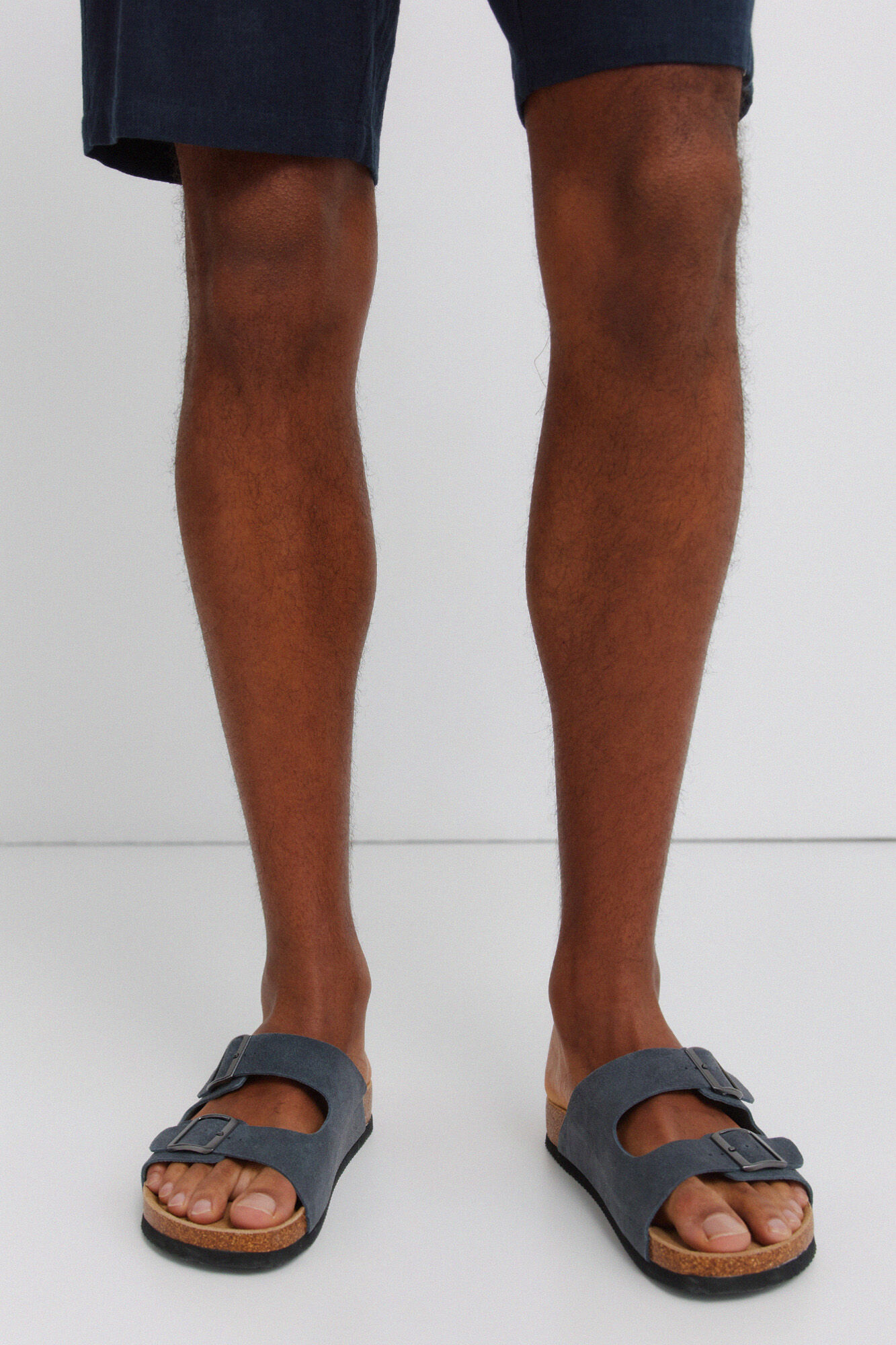 Springfield Sandalia piel doble hebilla